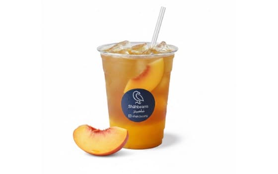 آیس تي هلو و پشن فروت